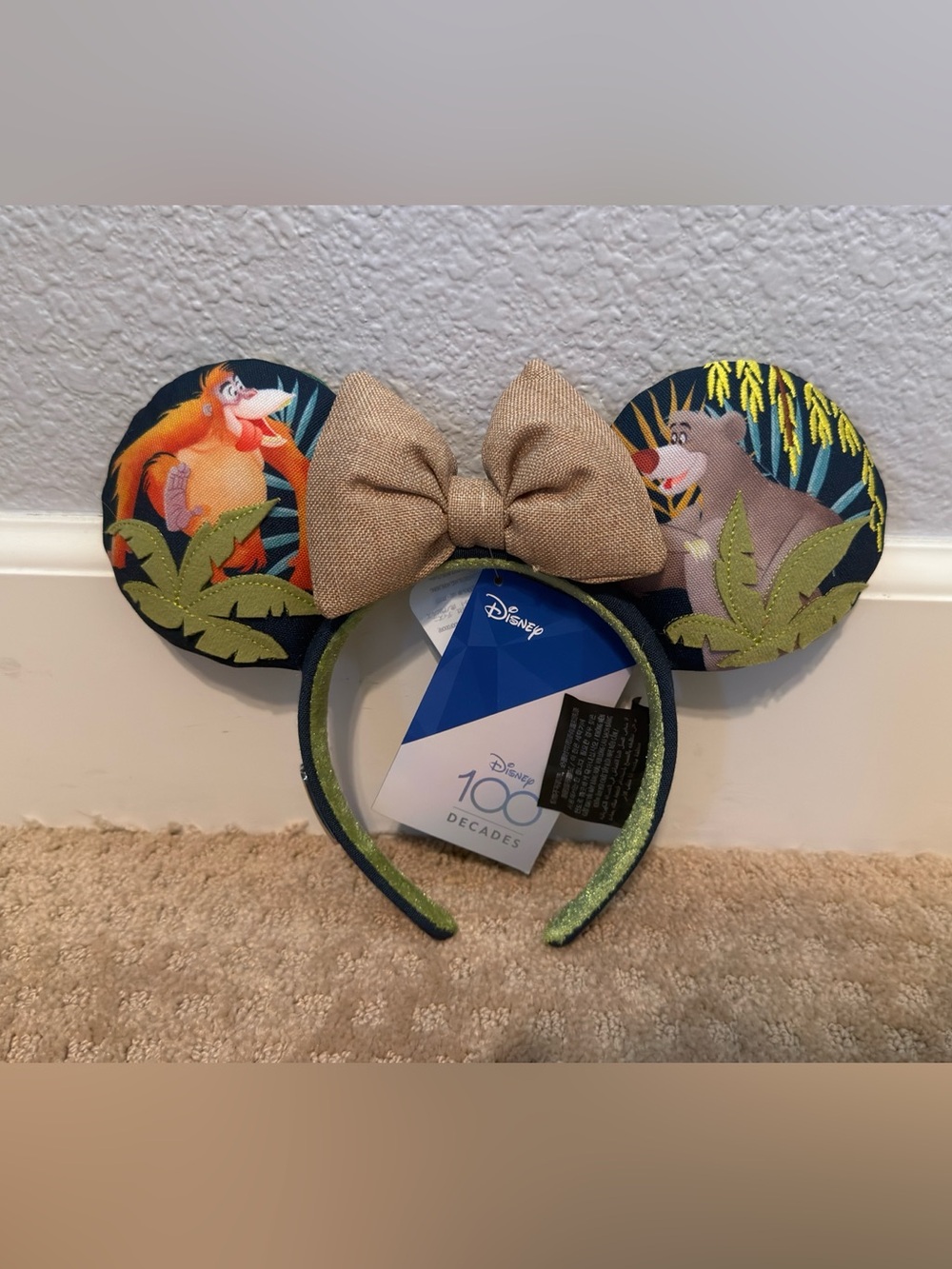Disney 100 Decades Jungle Book Ears NWT